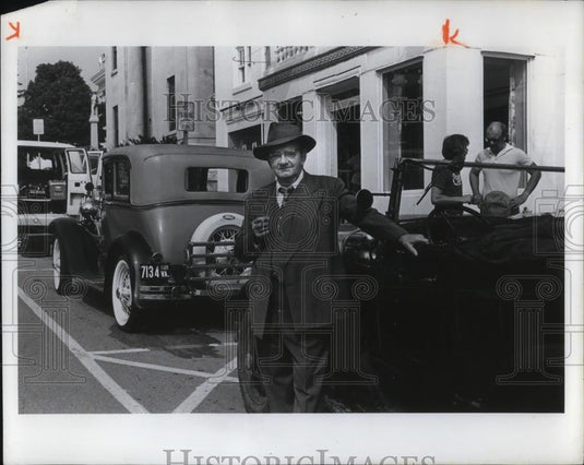 1981 Press Photo Al Henderson as Sherwood Anderson - cvp20779 - Historic Images