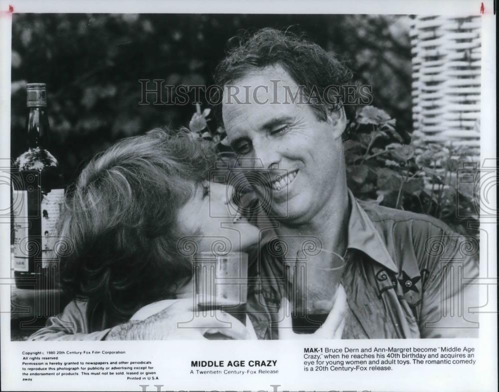 1980 Press Photo Bruce Dern and Ann-Margret in Middle Age Crazy - cvp22974 - Historic Images