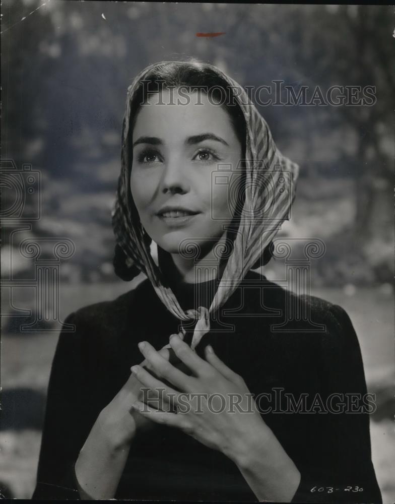1958 Press Photo Jennifer Jones, Actress - cvp25337 - Historic Images