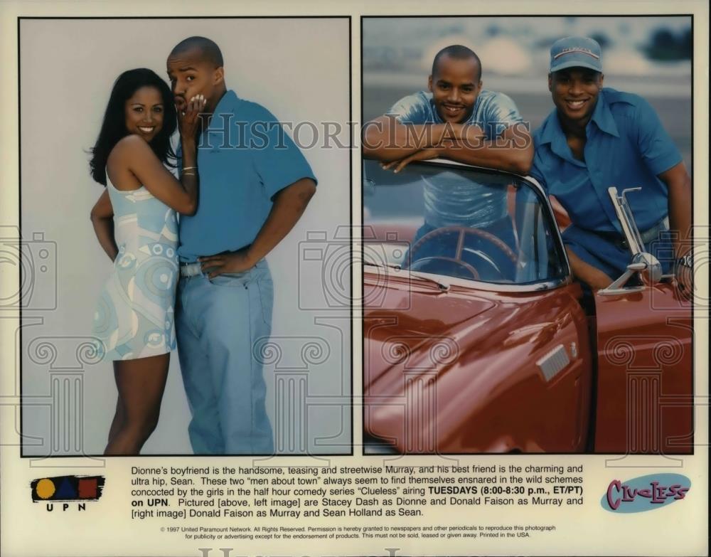 Press Photo Stacey Dash and Donald Fiason in Clueless series - cvp24978 - Historic Images
