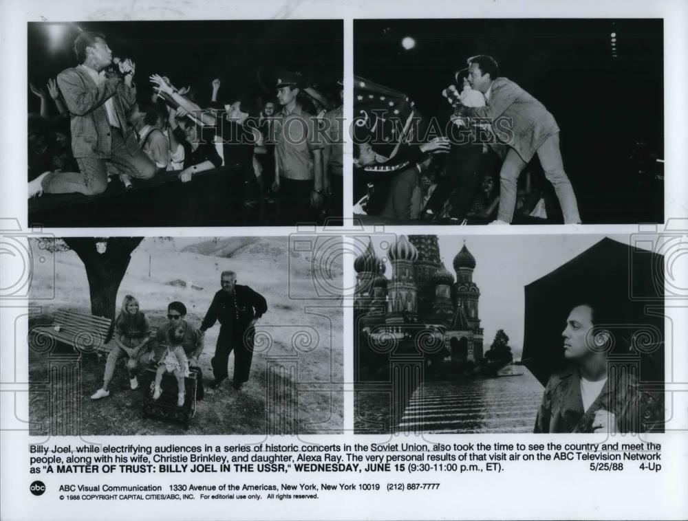 1988 Press Photo A Matter of Trust: Billy Joel in the USSR - cvp25157 - Historic Images