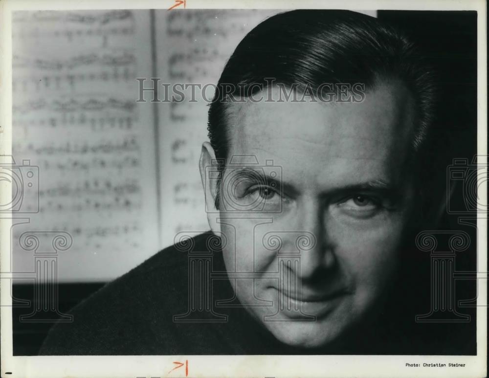 1973 Press Photo Grant Johannesen Classical Concert Pianist Music Director - Historic Images