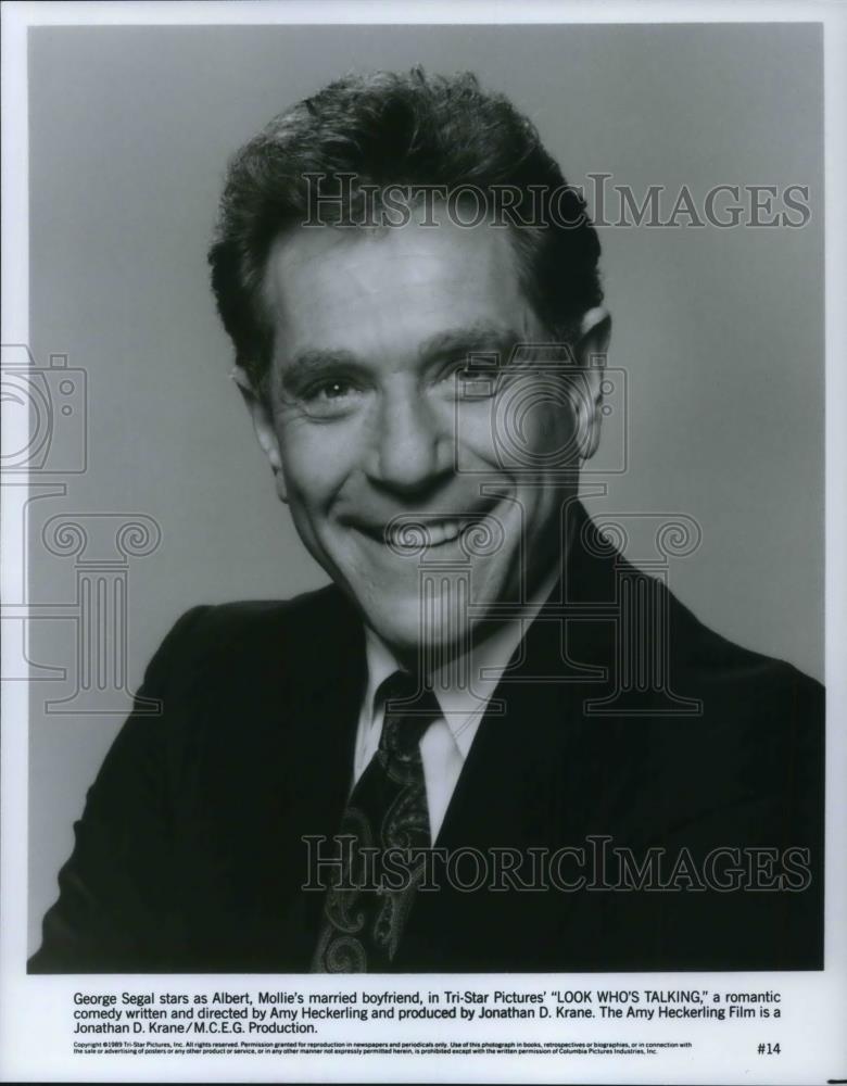 1989 Press Photo George Segal as Albert in Look Who's Talking - cvp22924 - Historic Images