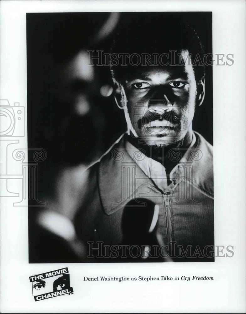 1988 Press Photo Denzel Washington in Cry Freedom - cvp23569 - Historic Images