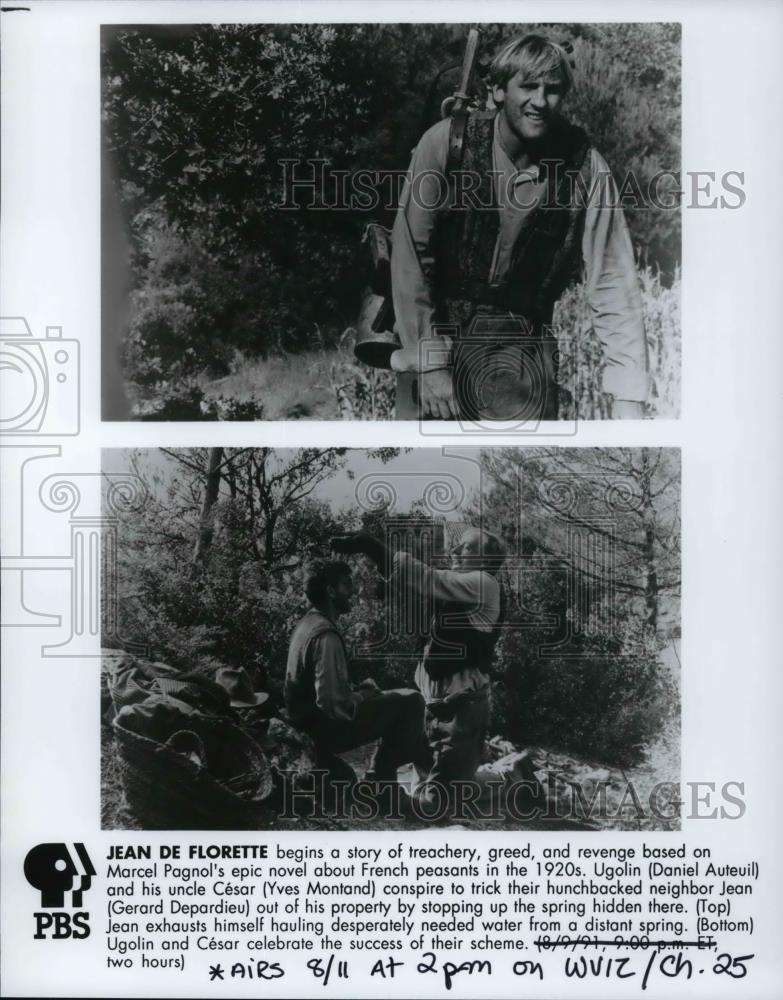 1991 Press Photo Daniel Auteuil in Jean De Florette - cvp25706 - Historic Images