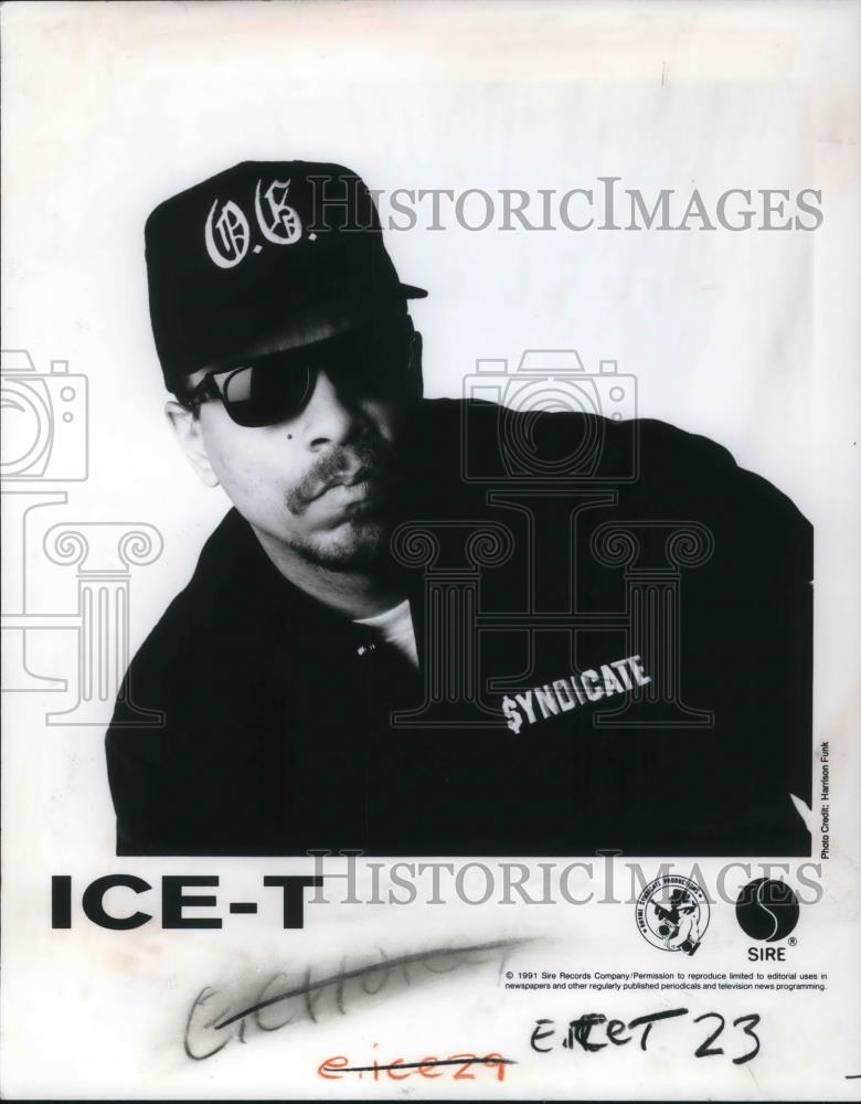 1991 Press Photo Ice-t in the picture - cvp22855 - Historic Images