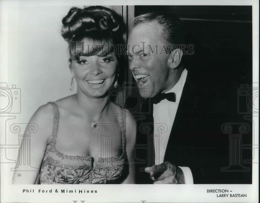1984 Press Photo Phil Ford and Mimi Hines Singers and Comedians - cvp20825 - Historic Images