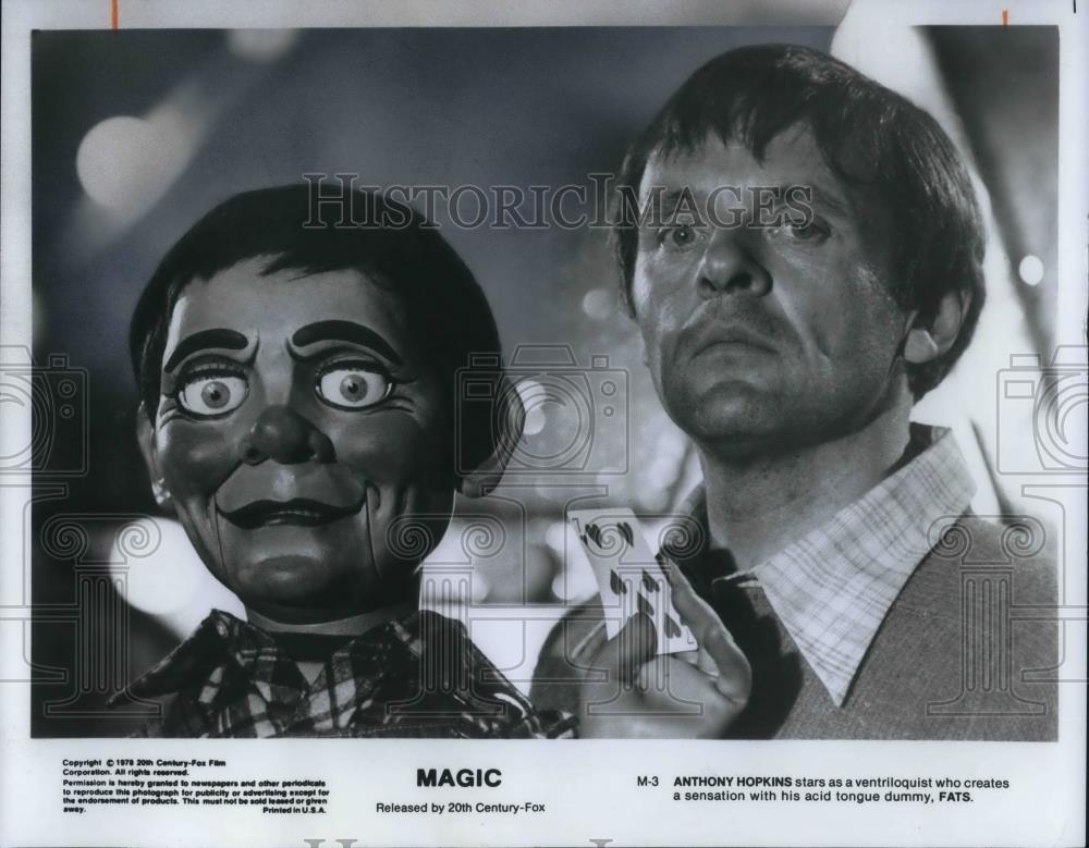 1978 Press Photo Anthony Hopkins in Magic - cvp22255 - Historic Images