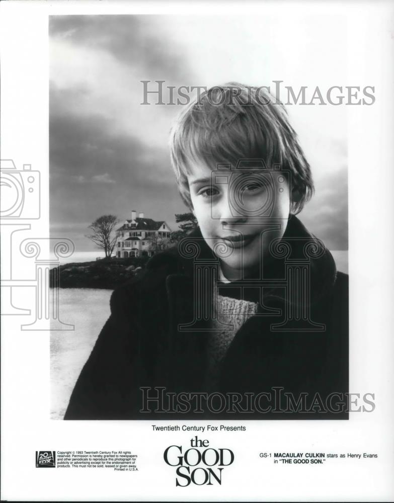 1993 Press Photo Macaulay Culkin in The Good Son - cvp21378 - Historic Images