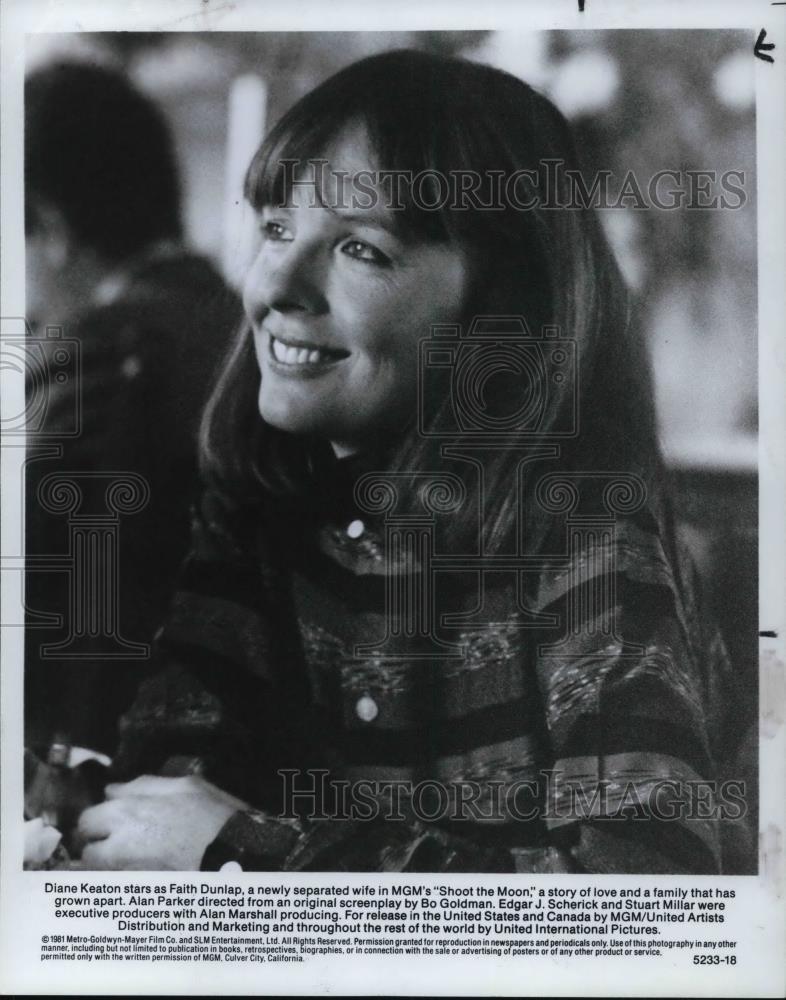 1982 Press Photo Dianie Keaton In Shoot The Moon - cvp25292 - Historic Images