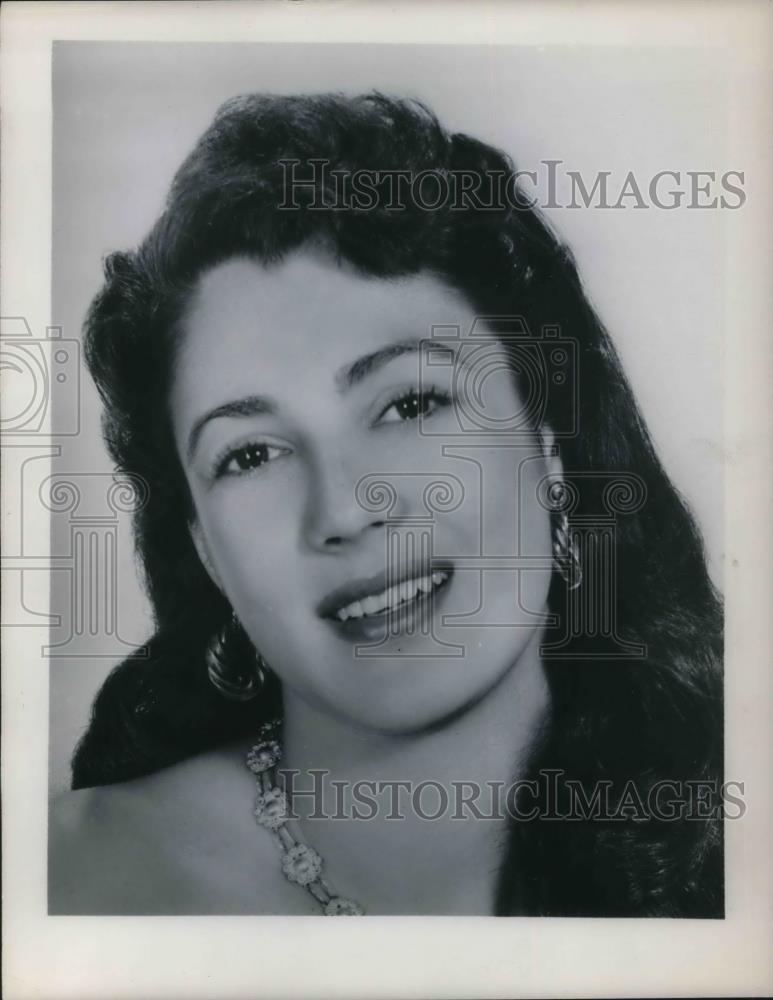 1953 Press Photo Roberta Haynes in Return to Paradise - cvp21403 - Historic Images