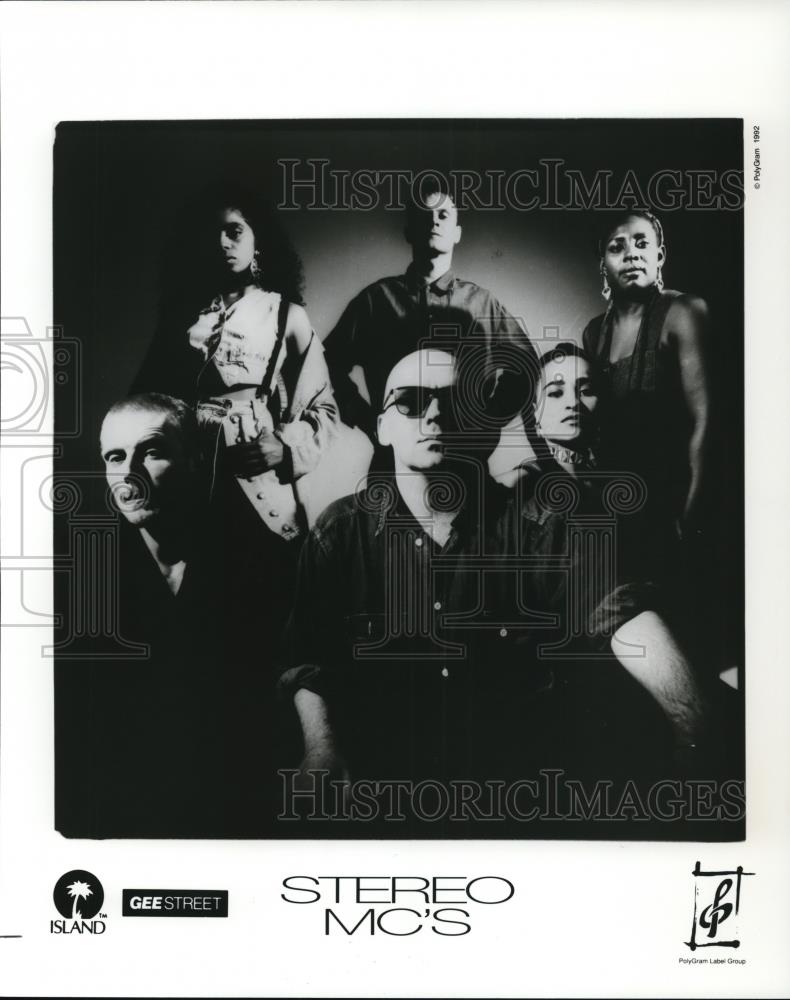 1993 Press Photo Rob Birch Nick Hallam Stereo MC&#39;s English Electronic Dance - Historic Images