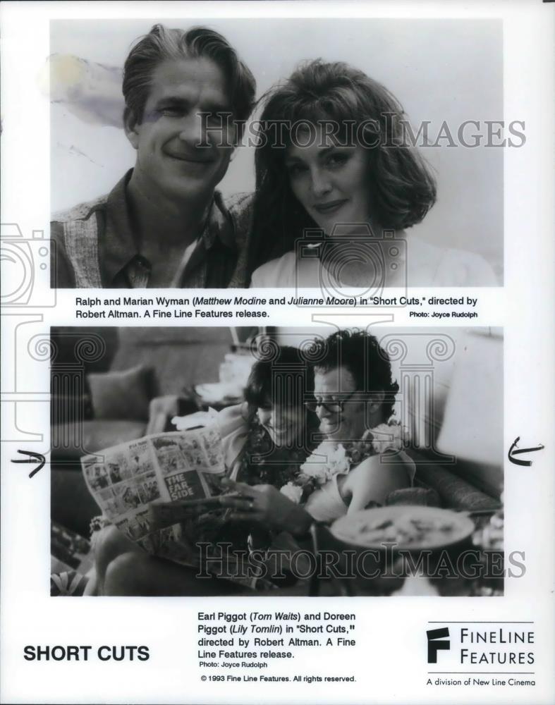 1993 Press Photo Tom Walls &amp; Lily Tomlin in Short Cuts - cvp22898 - Historic Images