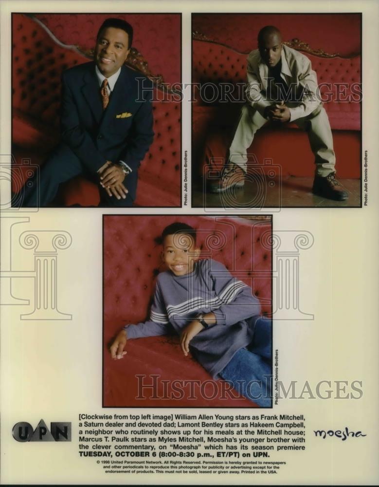 Press Photo William Allen Young stars in Moesha - cvp20525 - Historic Images