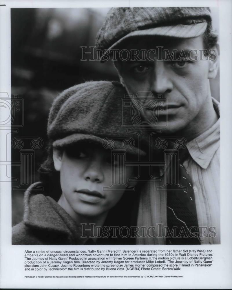 1986 Press Photo Meredith Salenger and Ray Wise in The Journey of Natty Gann - Historic Images