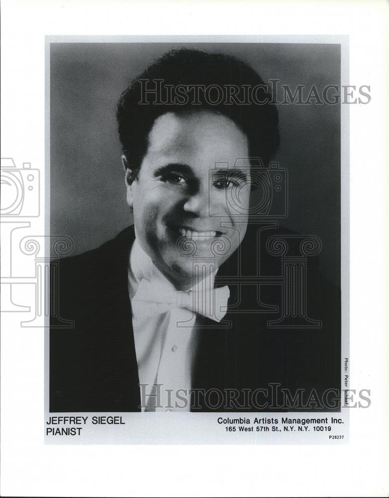 1991 Press Photo Jeffrey Siegel Pianist - cvp26531 - Historic Images