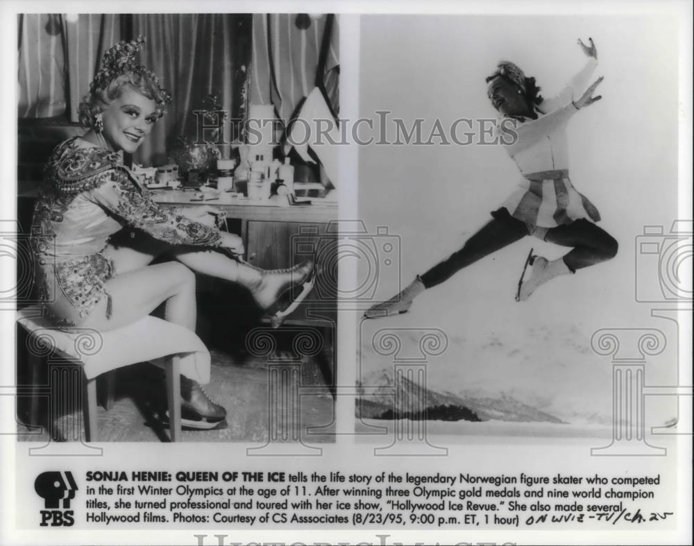1995 Press Photo Sonja Henie: Queen of the Ice - cvp23206 - Historic Images