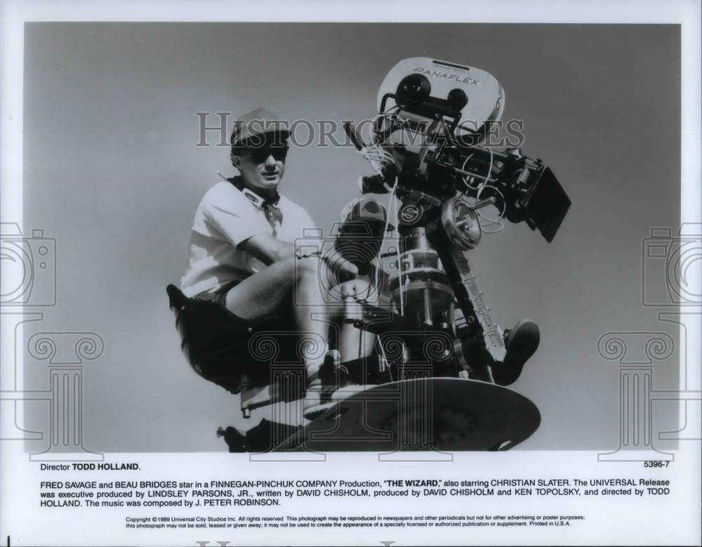 1990 Press Photo Todd Holland directing THE WIZARD - cvp23745 - Historic Images