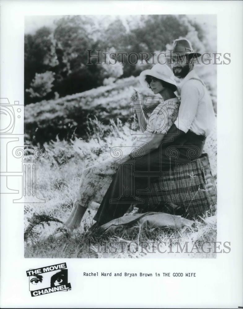1988 Press Photo Rachel Ward And Bryan Brown In The Good Wife - cvp21629 - Historic Images