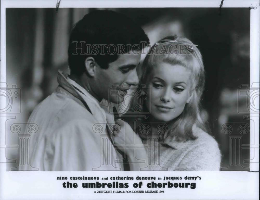 1996 Press Photo N. Castelnuovo Catherine Deneuve in The Umbrellas of Cherbourg - Historic Images