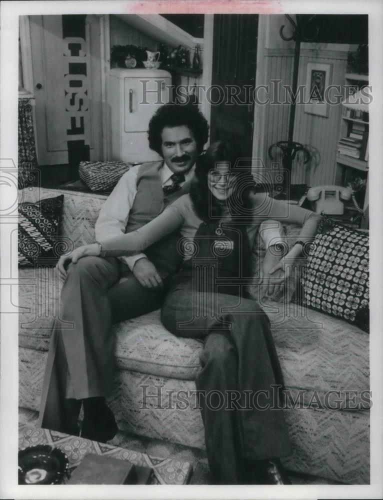 1978 Press Photo Gabe Kaplan and Marcia Strassman star on Welcome Back Kotter - Historic Images