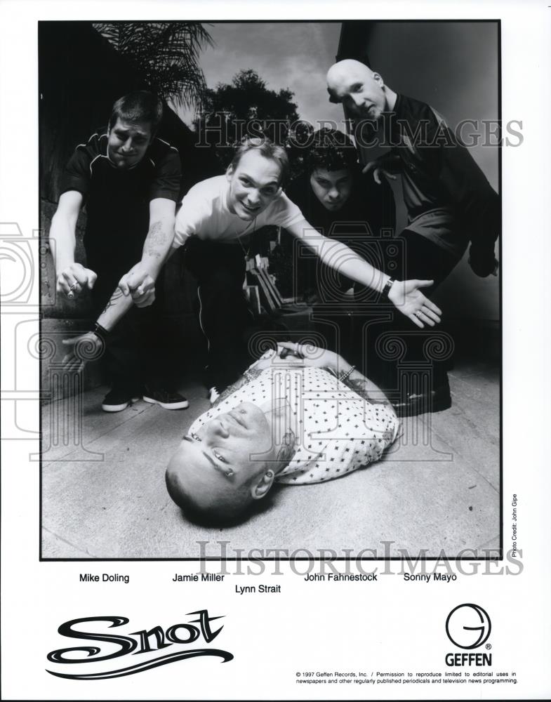 1997 Press Photo Mike Doling Jamie Miller Lynn Strati John Fahnestock Sonny Mayo - Historic Images