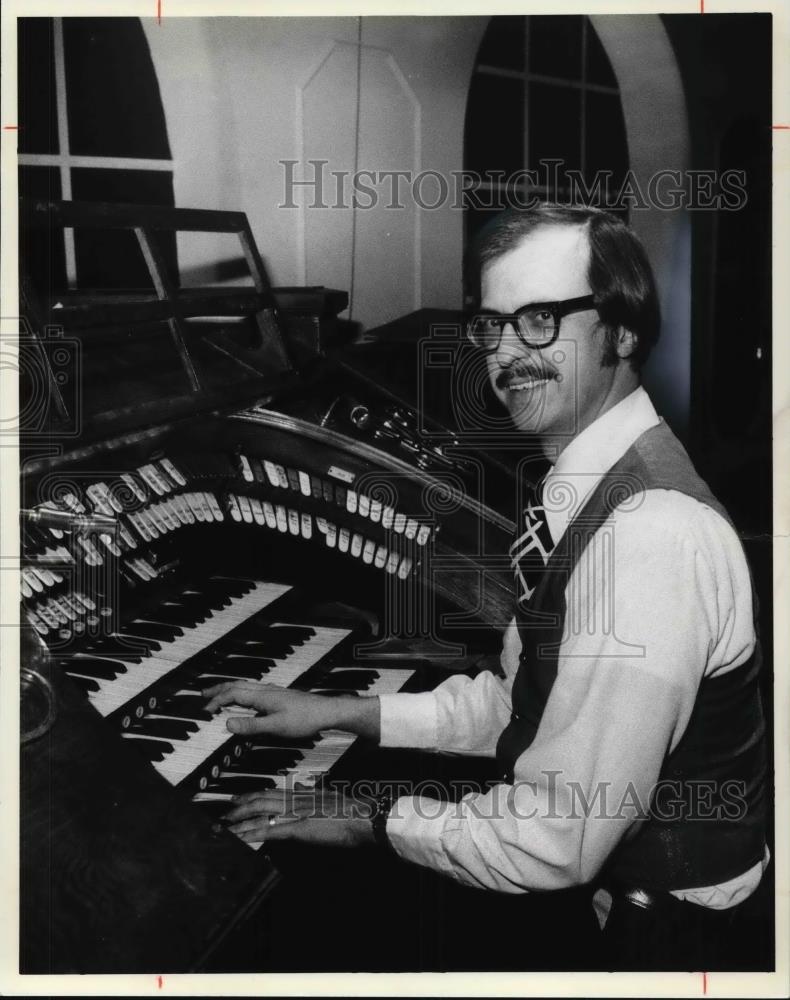 1979 Press Photo George Krejci on the Piano - Historic Images