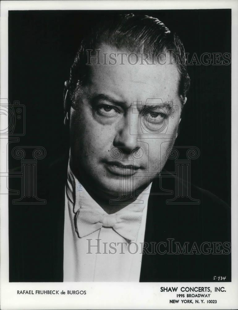 1980 Press Photo Rafael Fruhbeck de Burgos Spanish Conductor and Composer - Historic Images