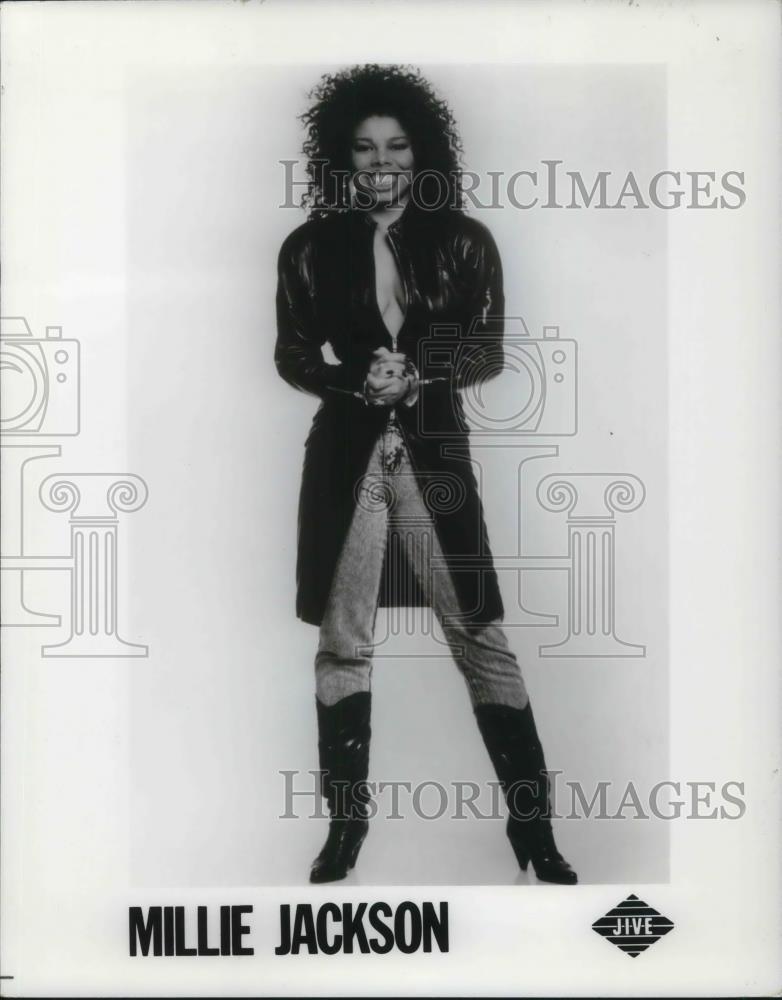 1988 Press Photo Millie Jackson Soul Disco R&B Singer and Comedian - cvp21197 - Historic Images