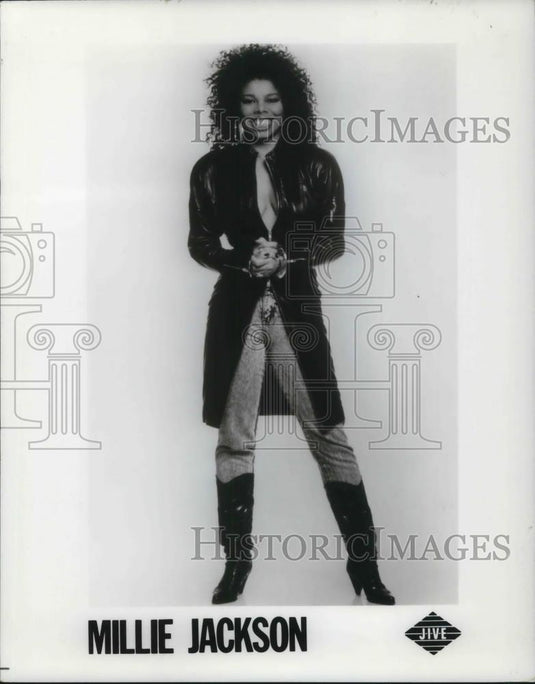 1988 Press Photo Millie Jackson Soul Disco R&B Singer and Comedian - cvp21197 - Historic Images
