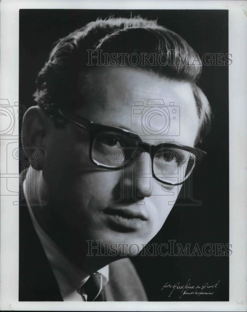 1969 Press Photo Piet Kee, Organist - cvp25278 - Historic Images