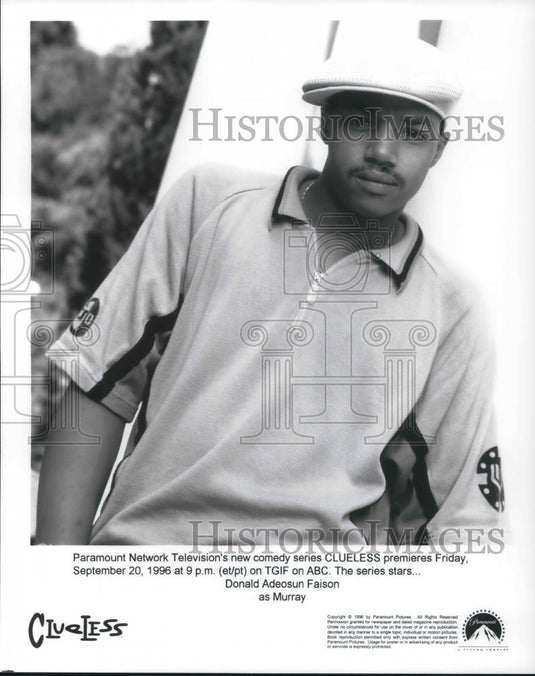1996 Press Photo Donald Faison stars as Murray in Paramount's Clueless - Historic Images