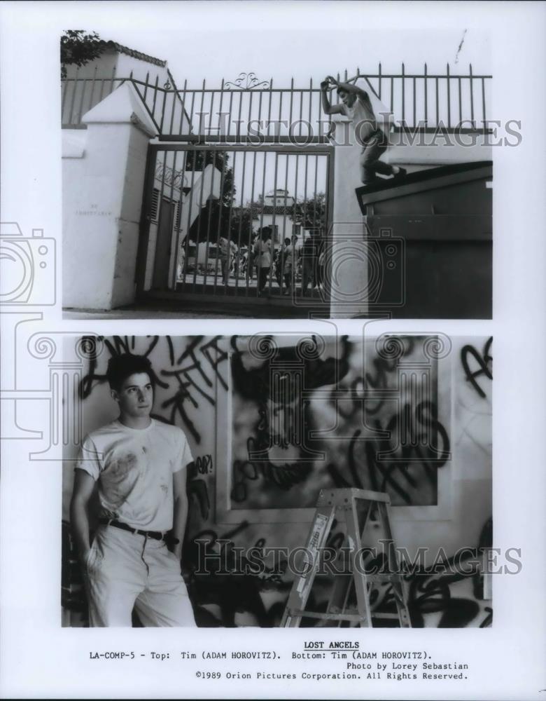 1990 Press Photo Adam Horovitz in Lost Angels - cvp20497 - Historic Images