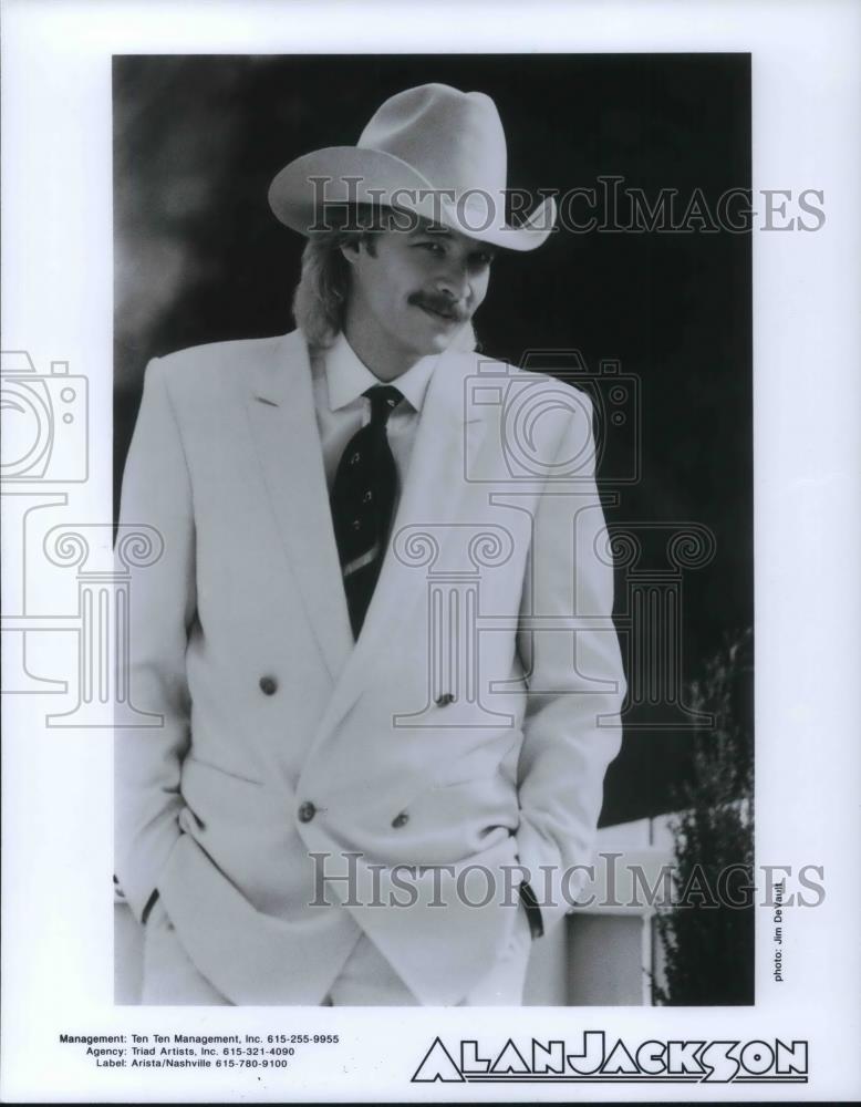 1992 Press Photo Alan Jackson Country Music Singer Songwriter and Musician - Historic Images