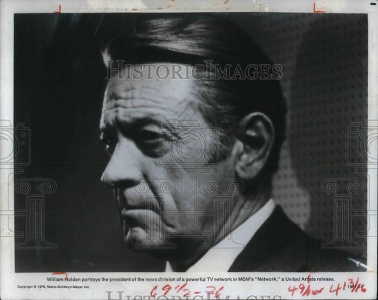 1979 Press Photo William Holden in MGM's Network - cvp23752 - Historic Images