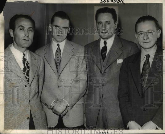 1944 Press Photo Sidney Silodor American Contract Bridge League - Historic Images