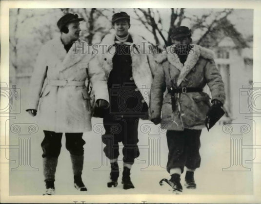 1940 Press Photo Arne Borg Swedish Aquatic star joined in the Finnish Army - Historic Images