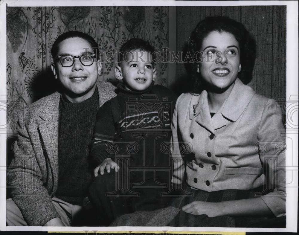 1958 Press Photo Mrs.Viriginia Setancourt de Perez daughter of Venezuela Pres. - Historic Images