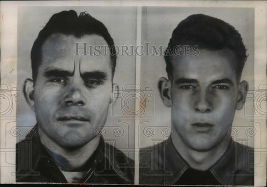 1954 Press Photo Junior McCoy & Robert Carl Parker face first degree murder - Historic Images