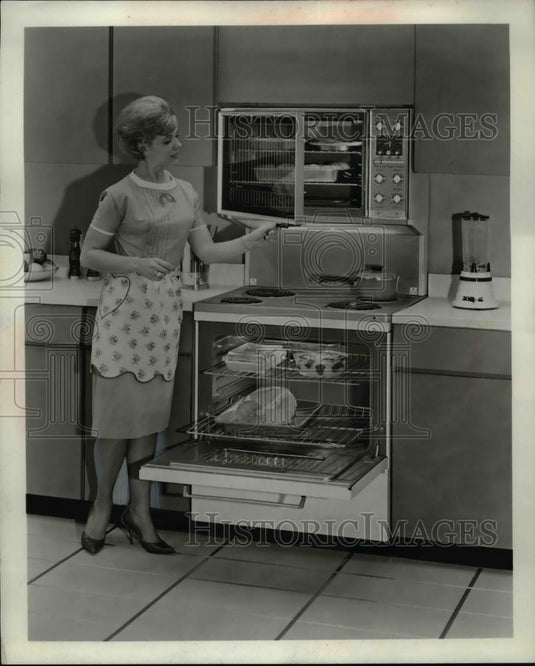 1963 Press Photo The new Admiral Split Level Electric Range - Historic Images