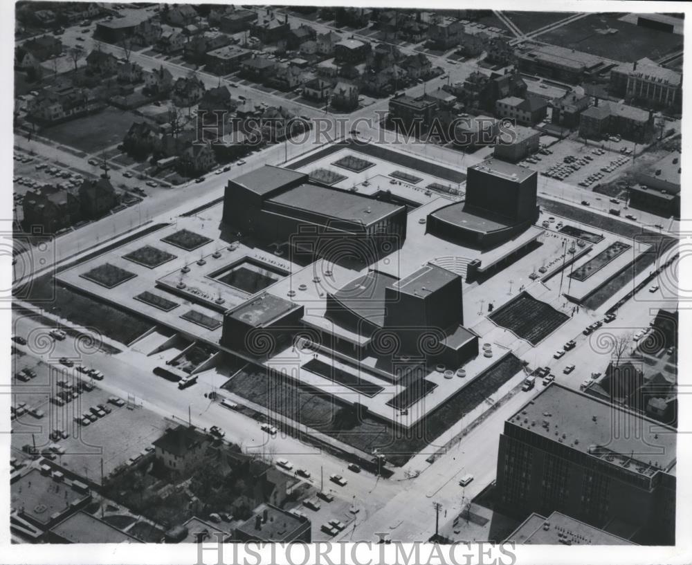 1969 Press Photo Krannert Center for Performing Arts at University of - Historic Images