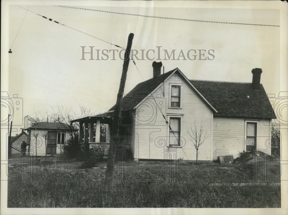 1938 Press Photo The Lacer home in Linton where son was born to Betty Jane Lacer - Historic Images