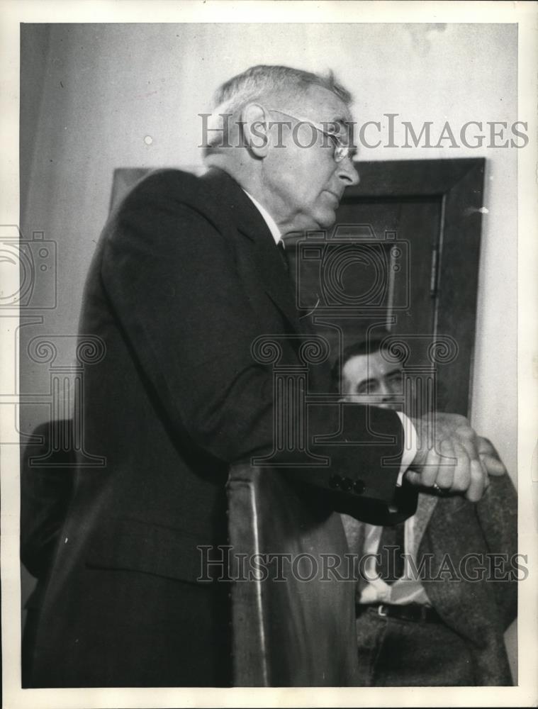 1935 Press Photo San Francisco Admiral William H Standley Chief of Naval - Historic Images