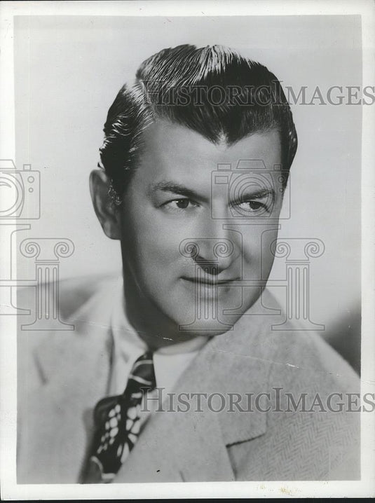 1953 Press Photo Jay Jostyn on Radio - cvp26698 - Historic Images