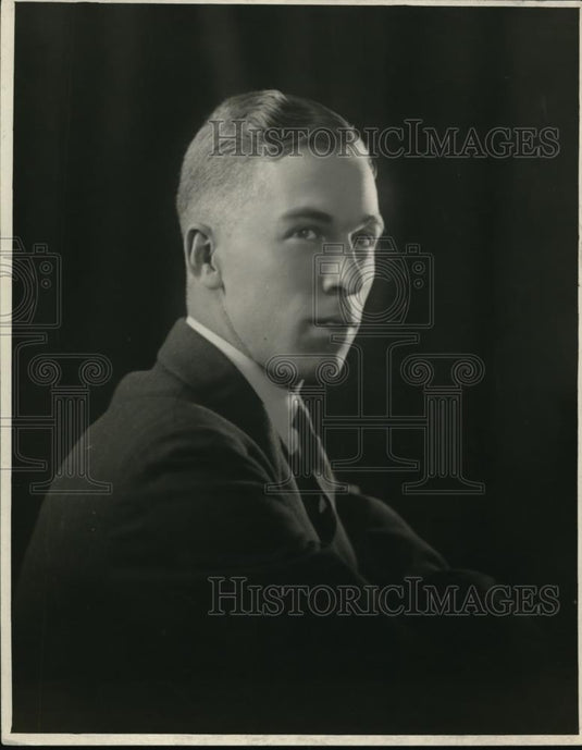 1929 Press Photo William West, Chief Engineer - Historic Images