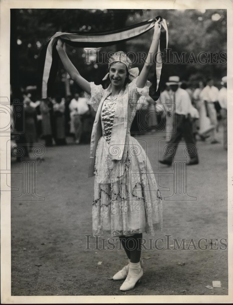 1934 Press Photo Miss Irene Lakatos, danced at the United Hungarian Picnic - Historic Images