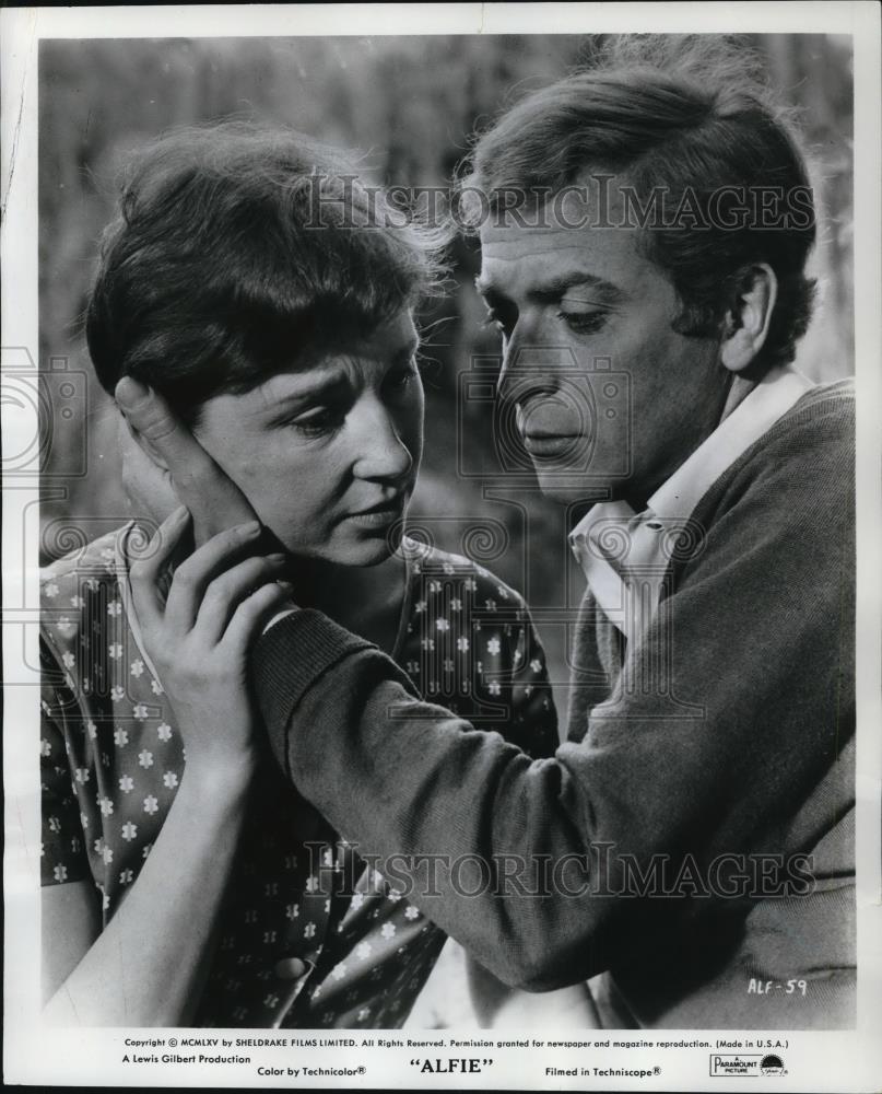 1968 Press Photo Michael Caine and Vivien Merchant in Alfie - cvp27992 - Historic Images