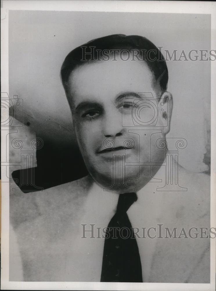 1939 Press Photo E.N. Jackson, business manager, indicted in graft probe - Historic Images