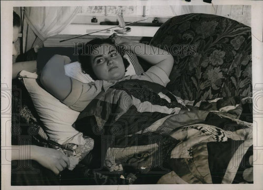 1936 Press Photo The kidnap victim, Hilda Utterback after she was rescued - Historic Images
