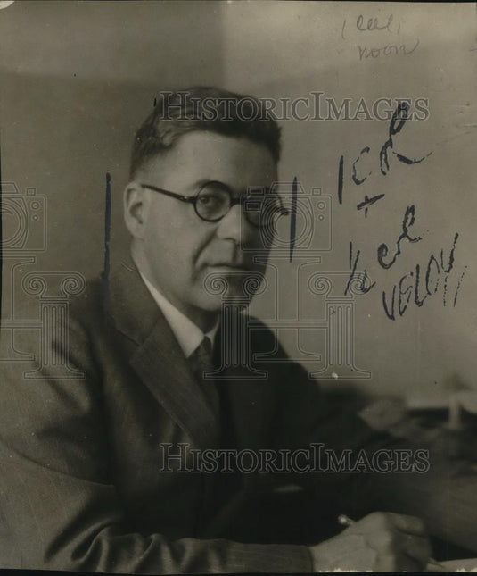 1923 Press Photo A. H. Frederick, NEA Correspondent - ned86545 - Historic Images